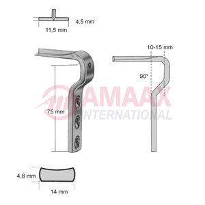 angled compression blade plates 36.440.40