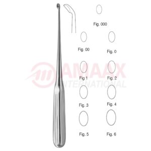 bruns-bone-curette-oval-23-cm-curved