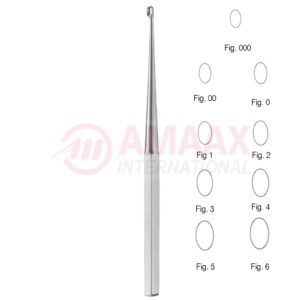 bruns-bone-curettes-17-cm-oval-with-solid-complete-set