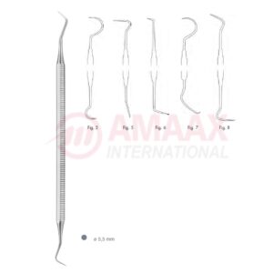 Explorer Double Ended With Octagonal Handle (3p)