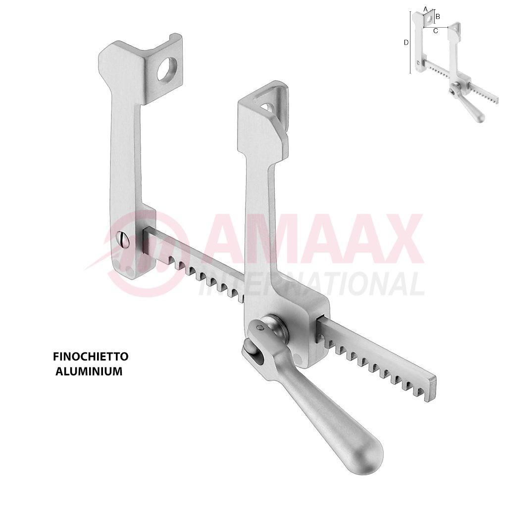 finochietto aluminium rib spreaders 56.234.40