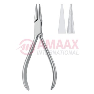 flat nose pliers 14cm one jaw smooth 33.569.14