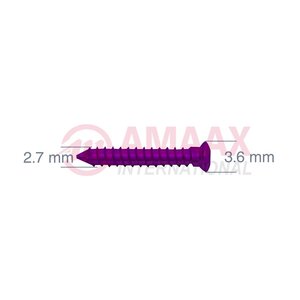 fracture emergency screw with full thread titanium 36.581.07