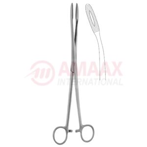 gross-maier-dressing-forceps-curved-with-ratchet-flat