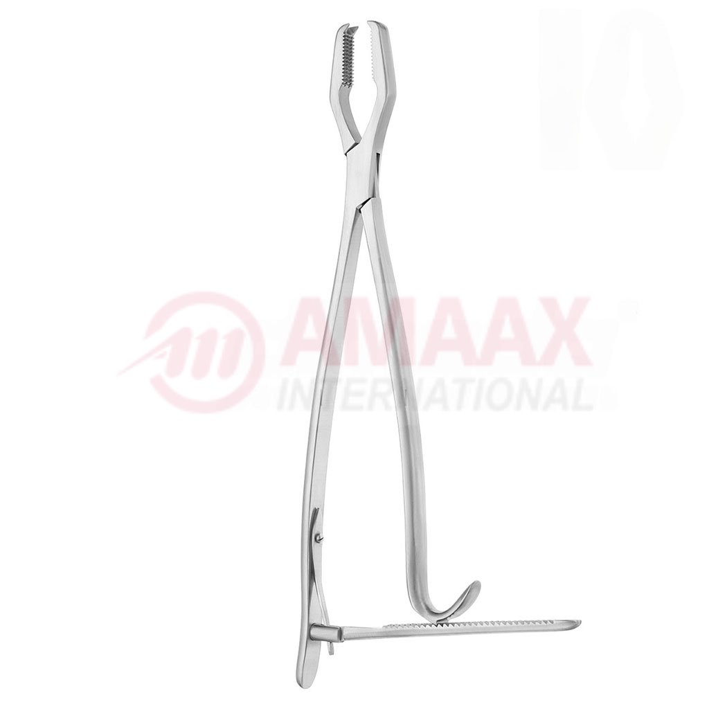 lane bone holding forceps with ratchet