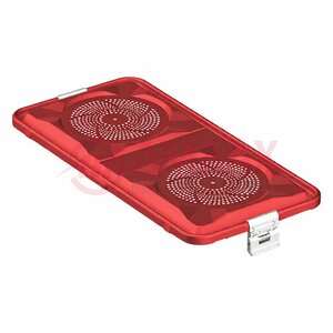 lid for sterilization container red 88.606.03