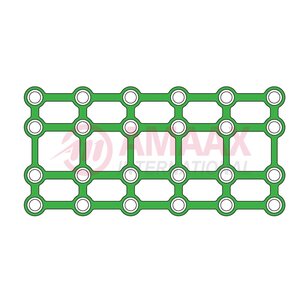 medium rectangular plate 1.6 mm 36.995.64
