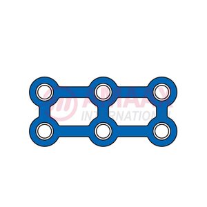 micro rectangular plate 1.2 mm 36.963.96