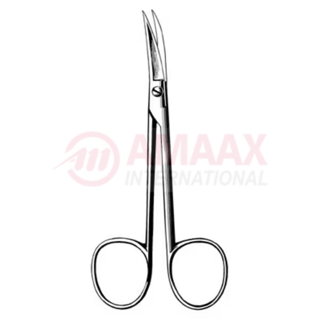 plastic surgery scissors curved