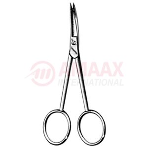 preparation scissors sharp sharp curved