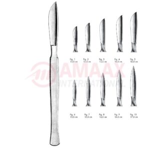 scalpel-metal-handle