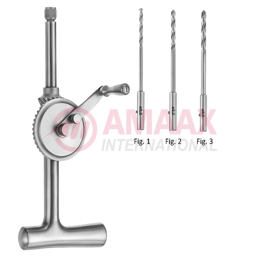 stille sherman bone drill 24cm 33.220.24