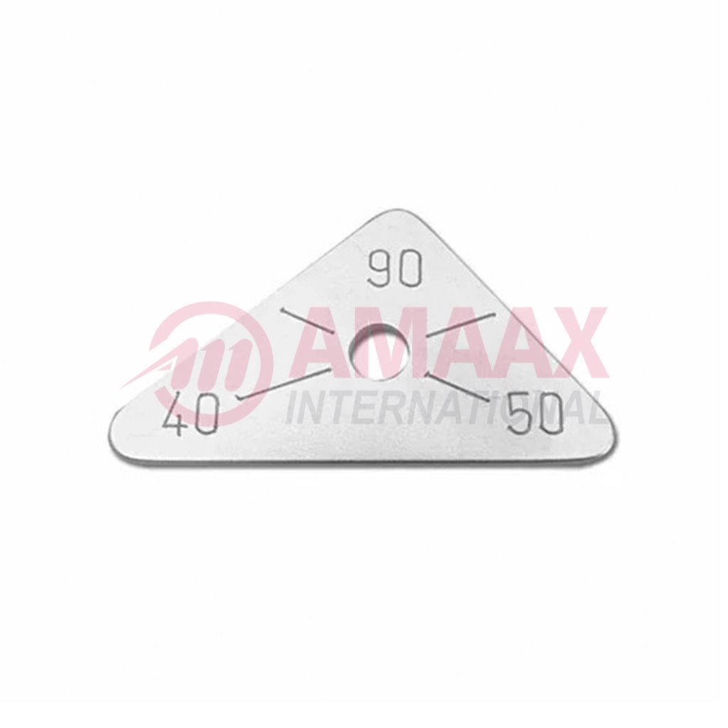 triangular positioning plate 34.333.01
