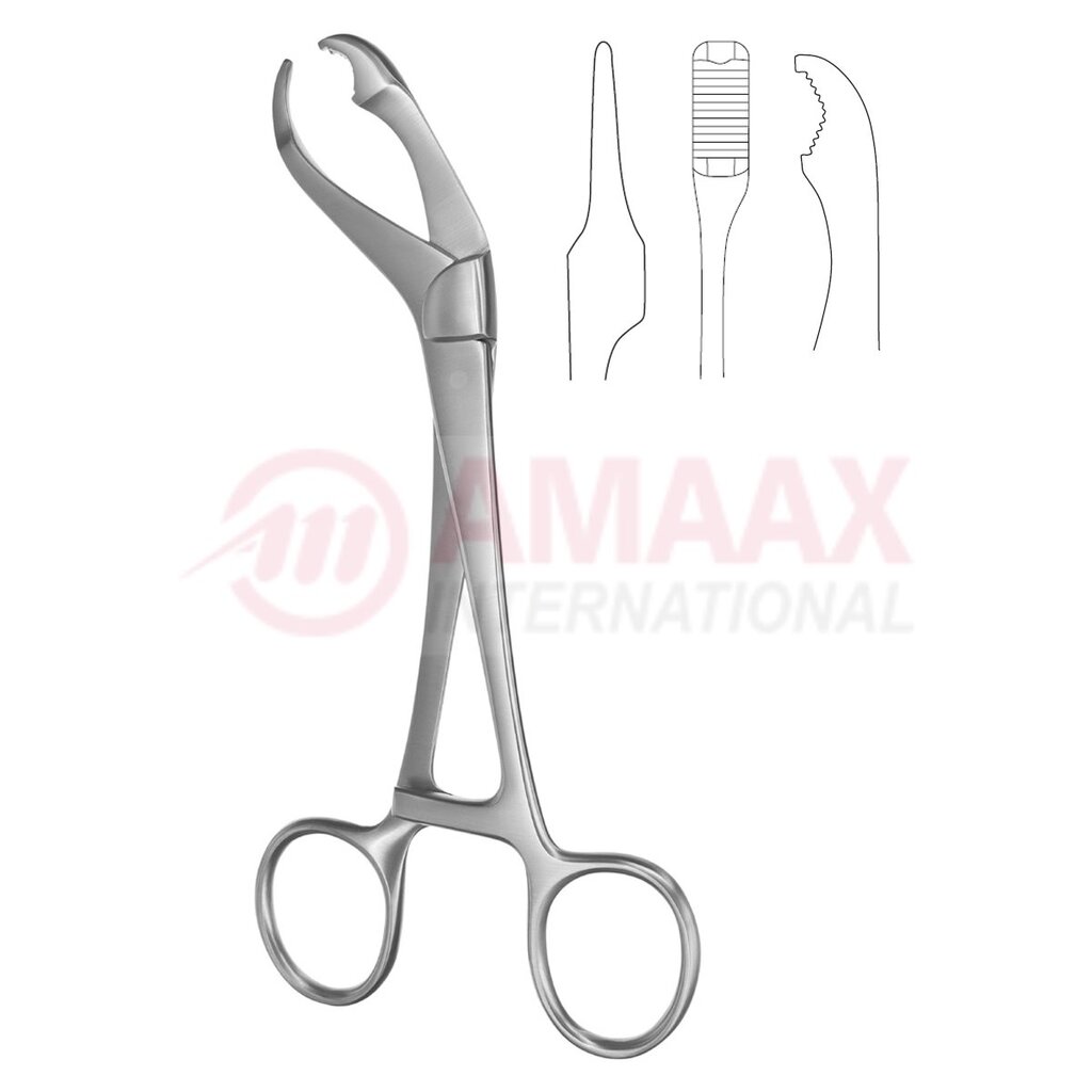 verbrugge bone holding forceps 17cm small