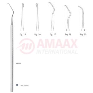 White Explorer Single Ended With Octagonal Handle Fig.15-20