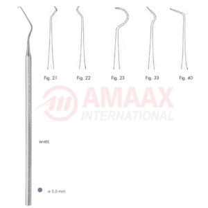 White Explorer Single Ended With Octagonal Handle Fig.21-40