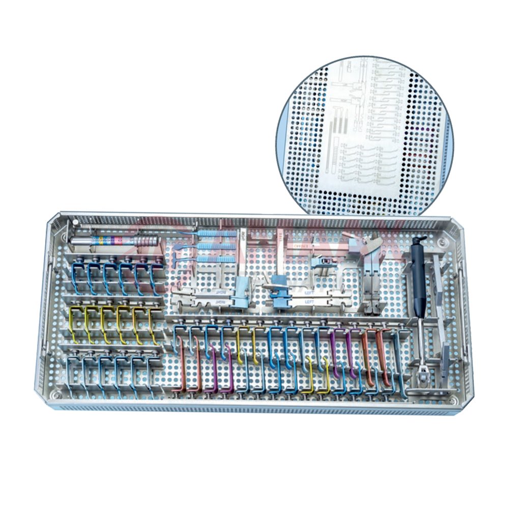 bb retractor set tray with inserts and lid 18 886 98