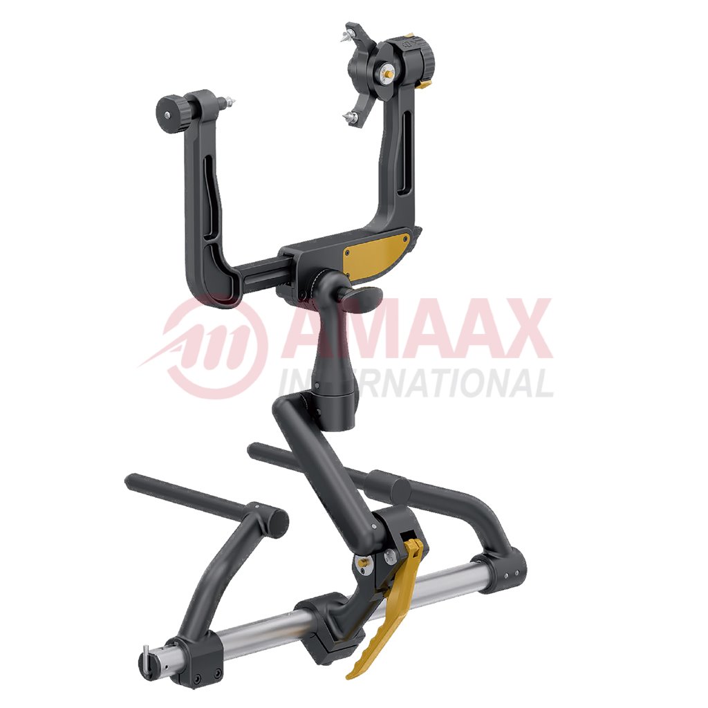 black mf headrest system with skull clamp 18 843 82b