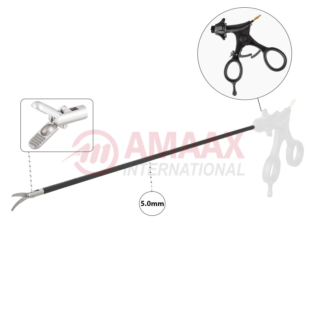 grasping forceps with spoon 92 055 10b