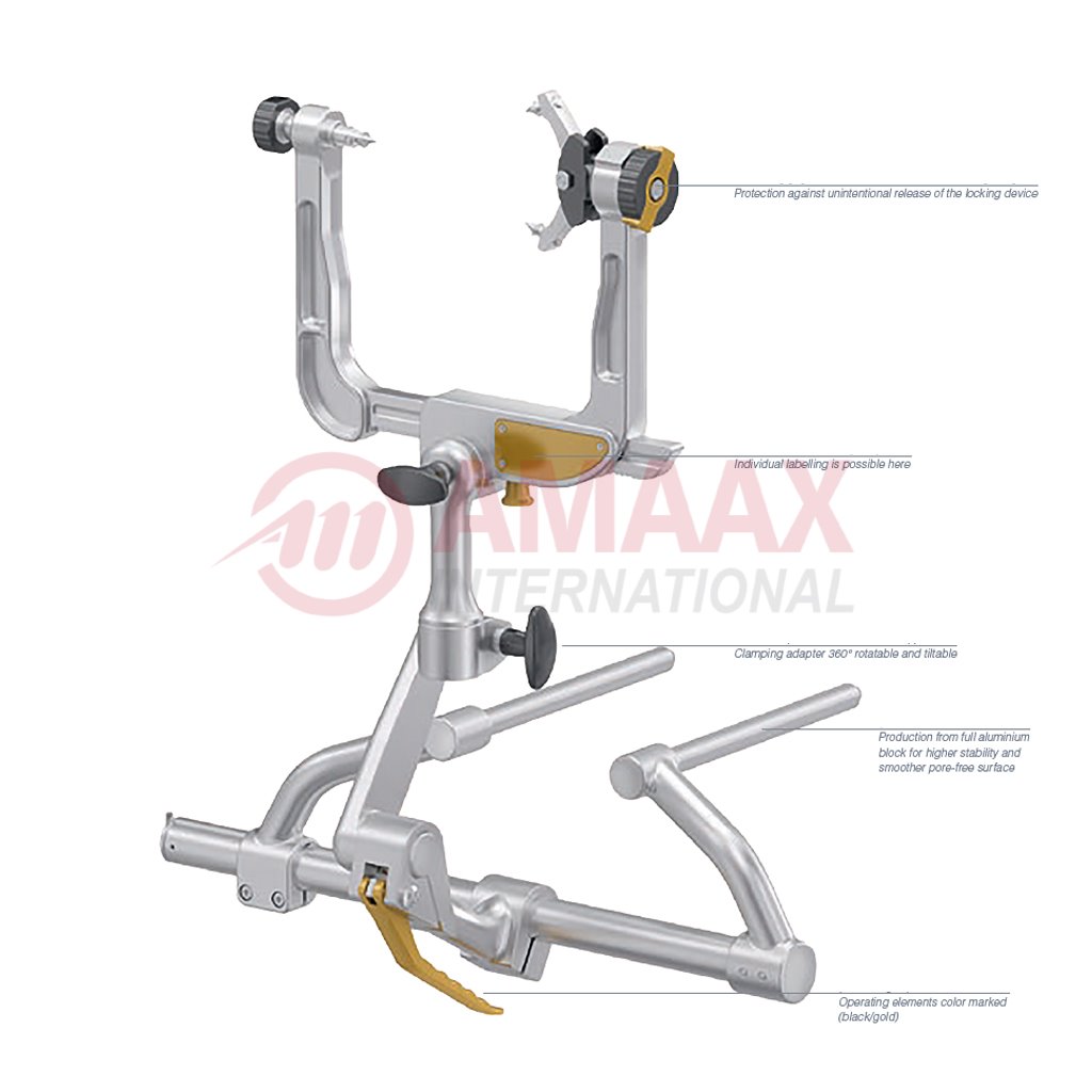 mf headrest system with skull clamp 18 843 82